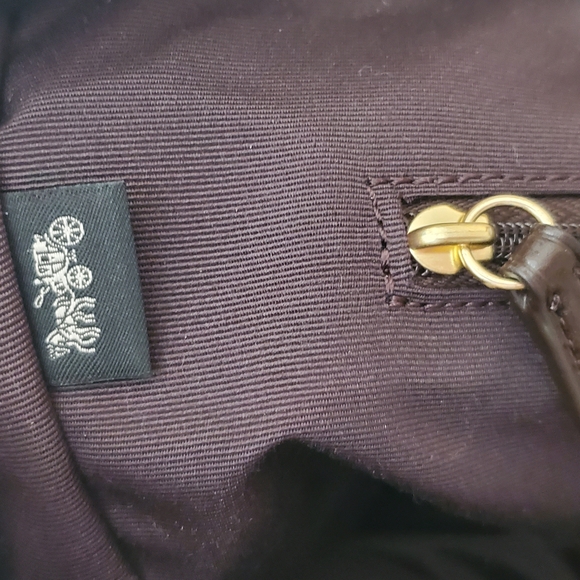 COACH F30275 Outline Signature Billie Khaki Chalk Jacquard Backpack - Picture 10 of 14